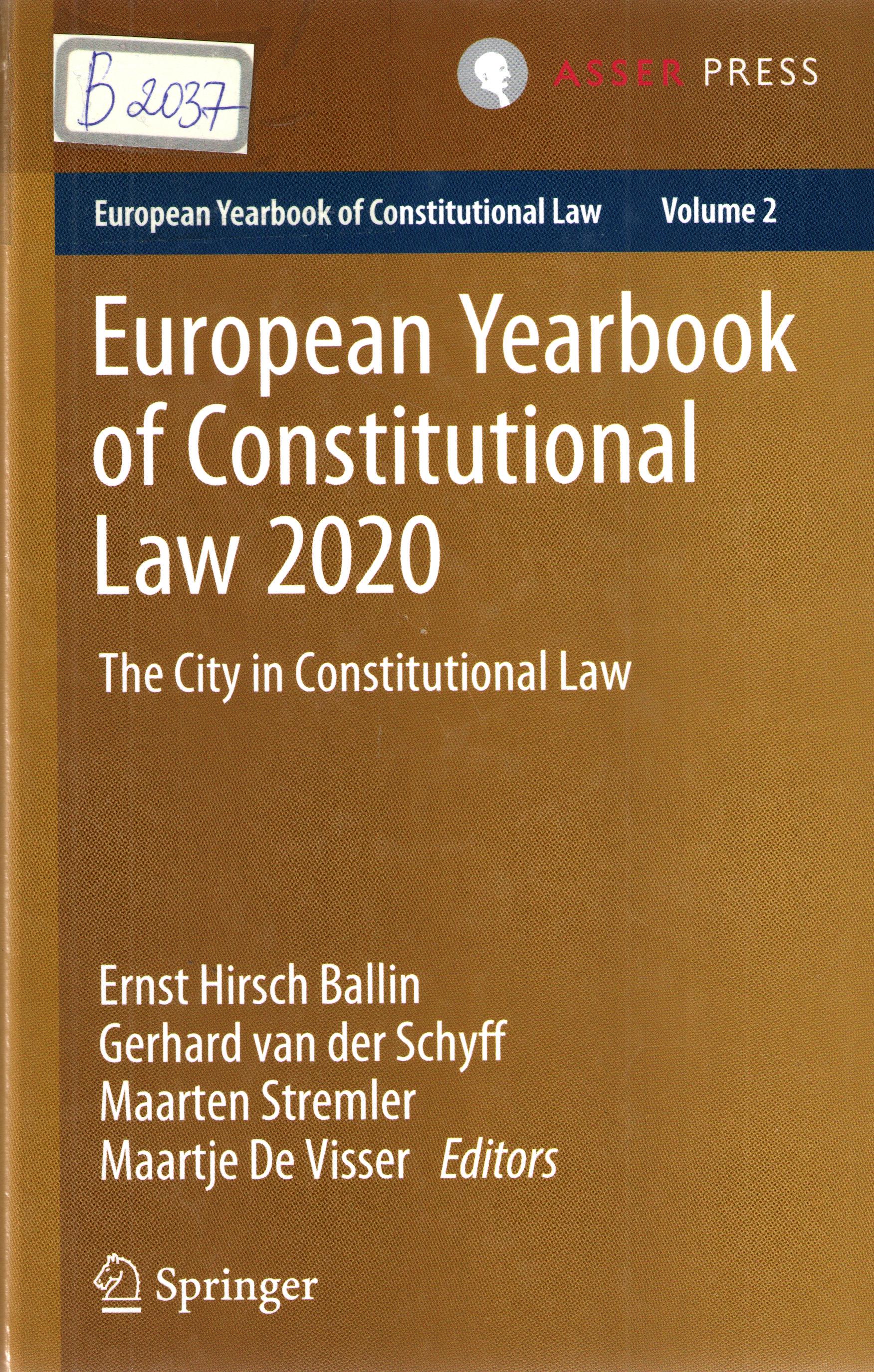 European Yearbook of Constitutional Law 2020