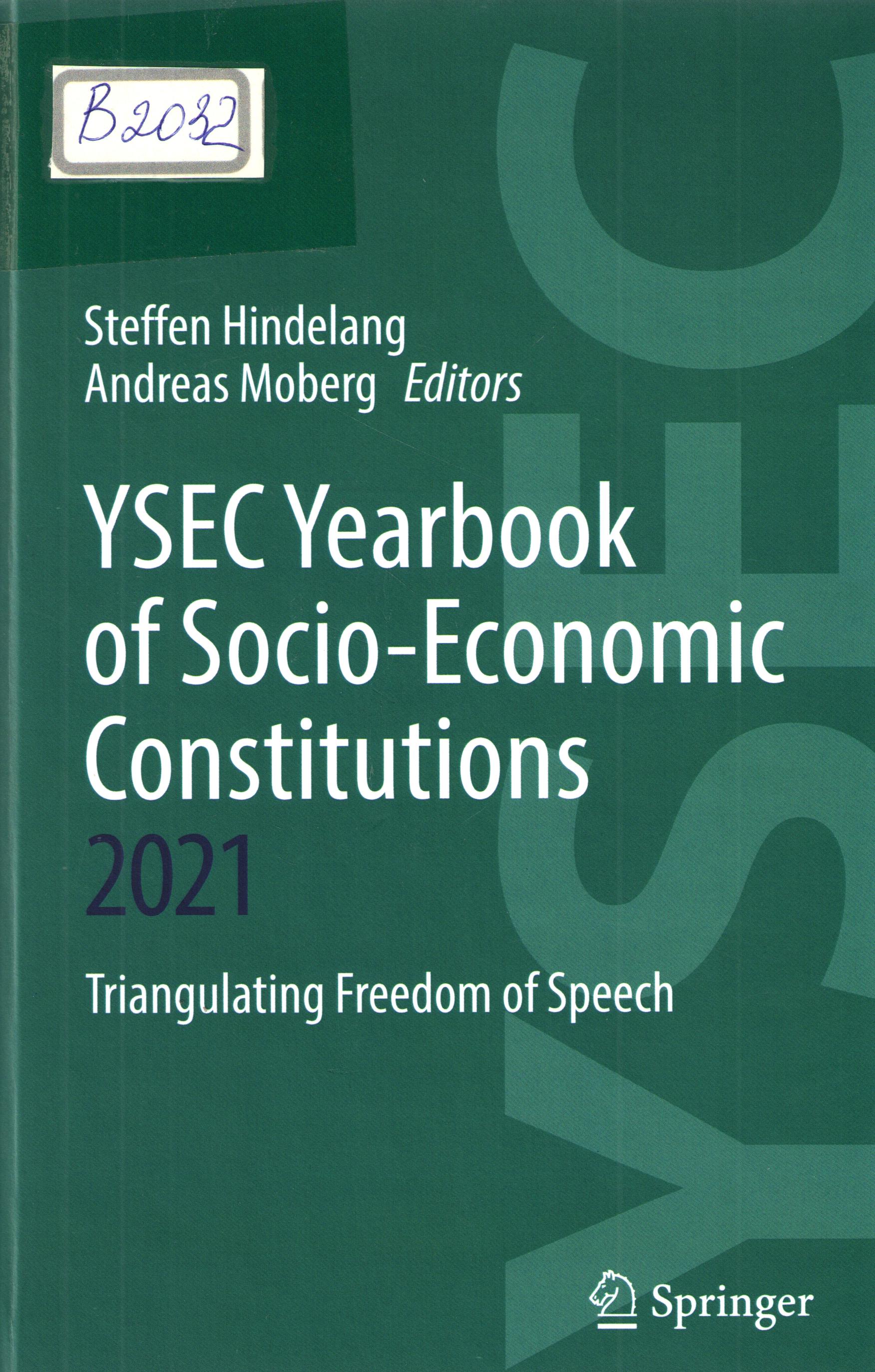 YSEC Yearbook of Socio-Economic Constitutions