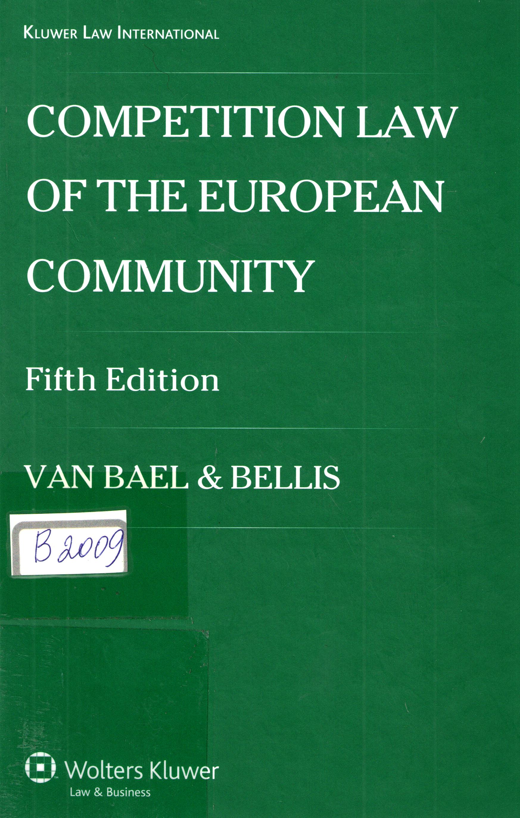 Competition law of the European community