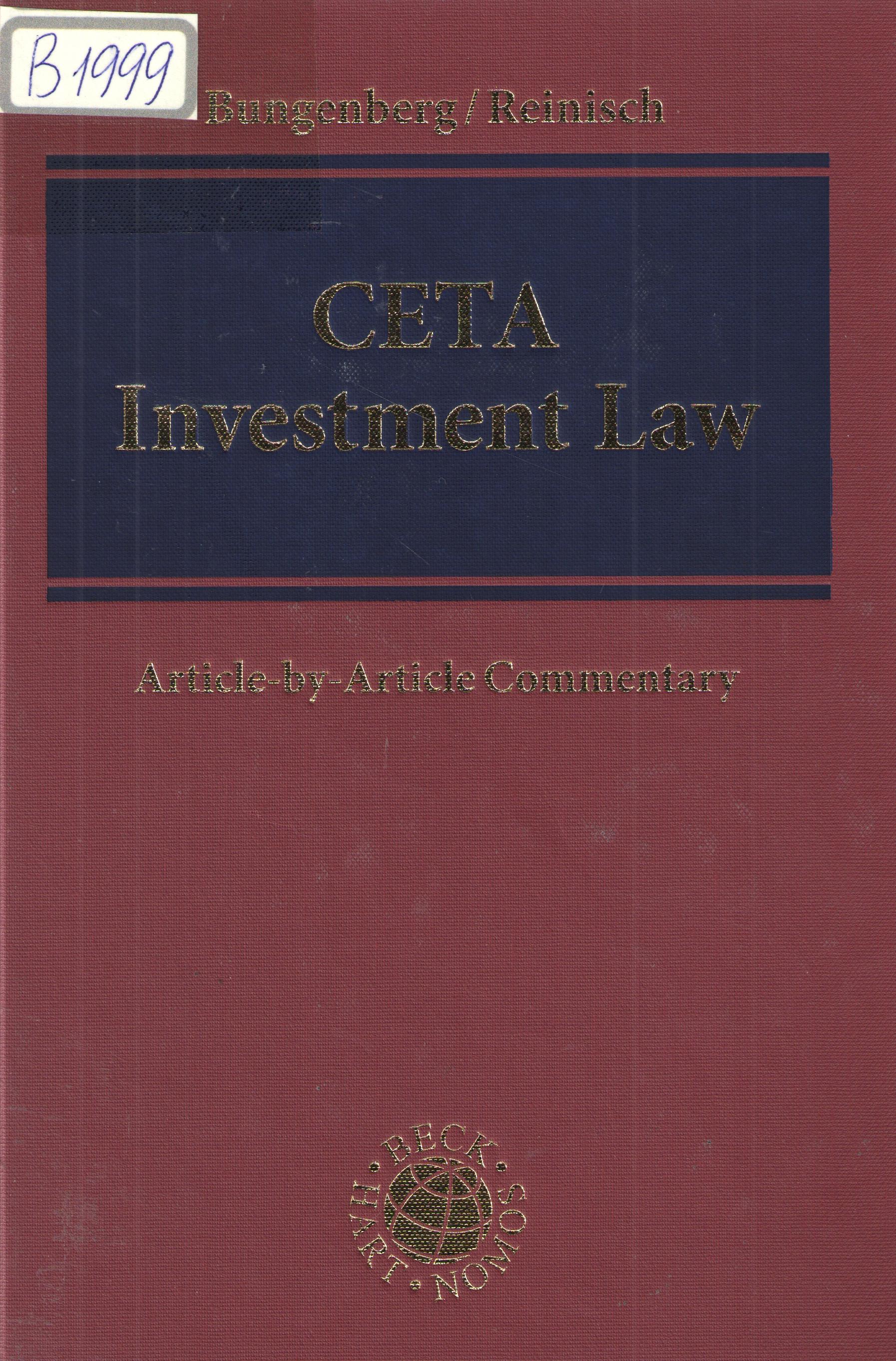 Ceta Investment law
