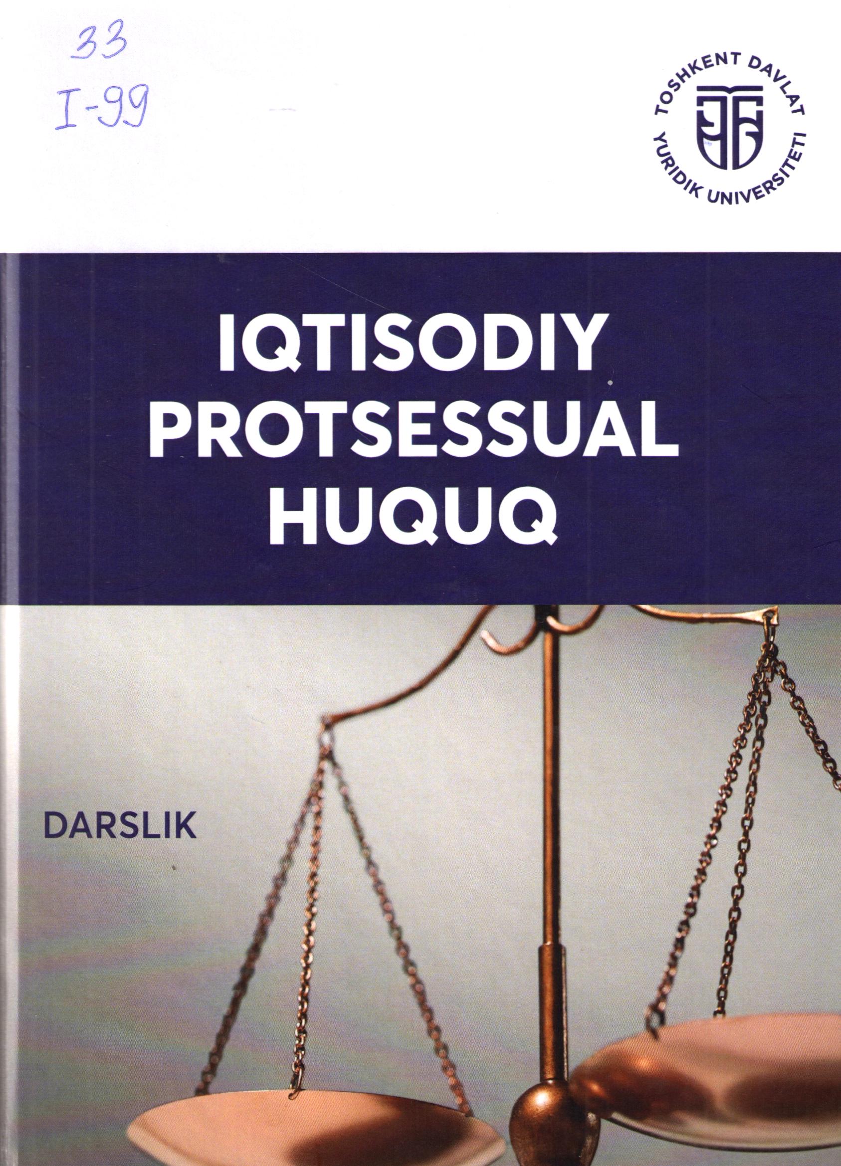 Iqtisodiy protsessual huquq