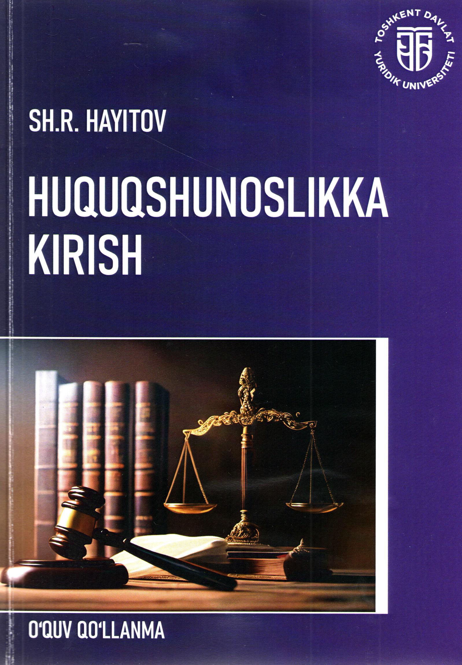 Huquqshunoslikka kirish