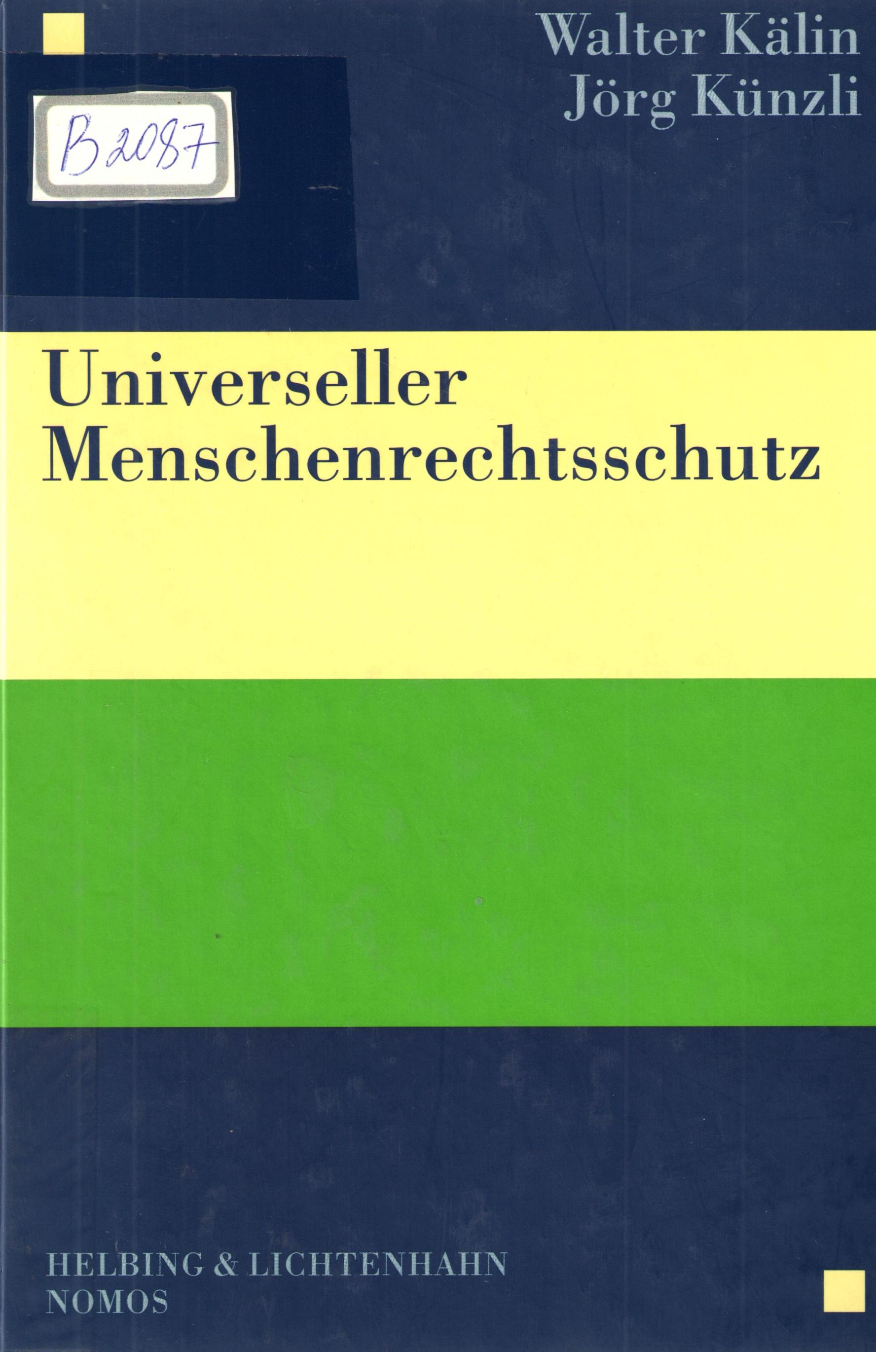 Universeller Menschenrechtsschutz