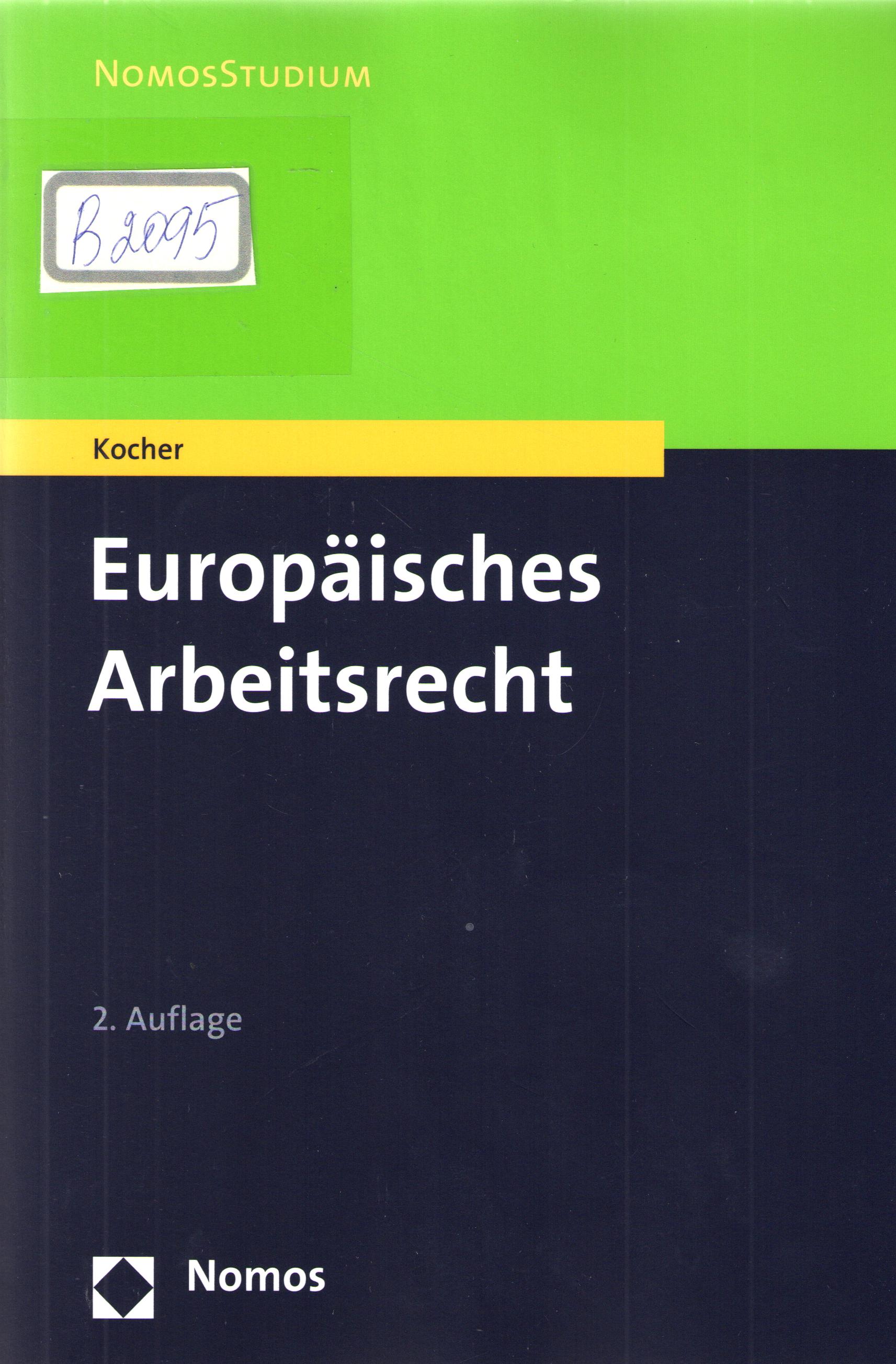 Europaisches Arbeitsrecht