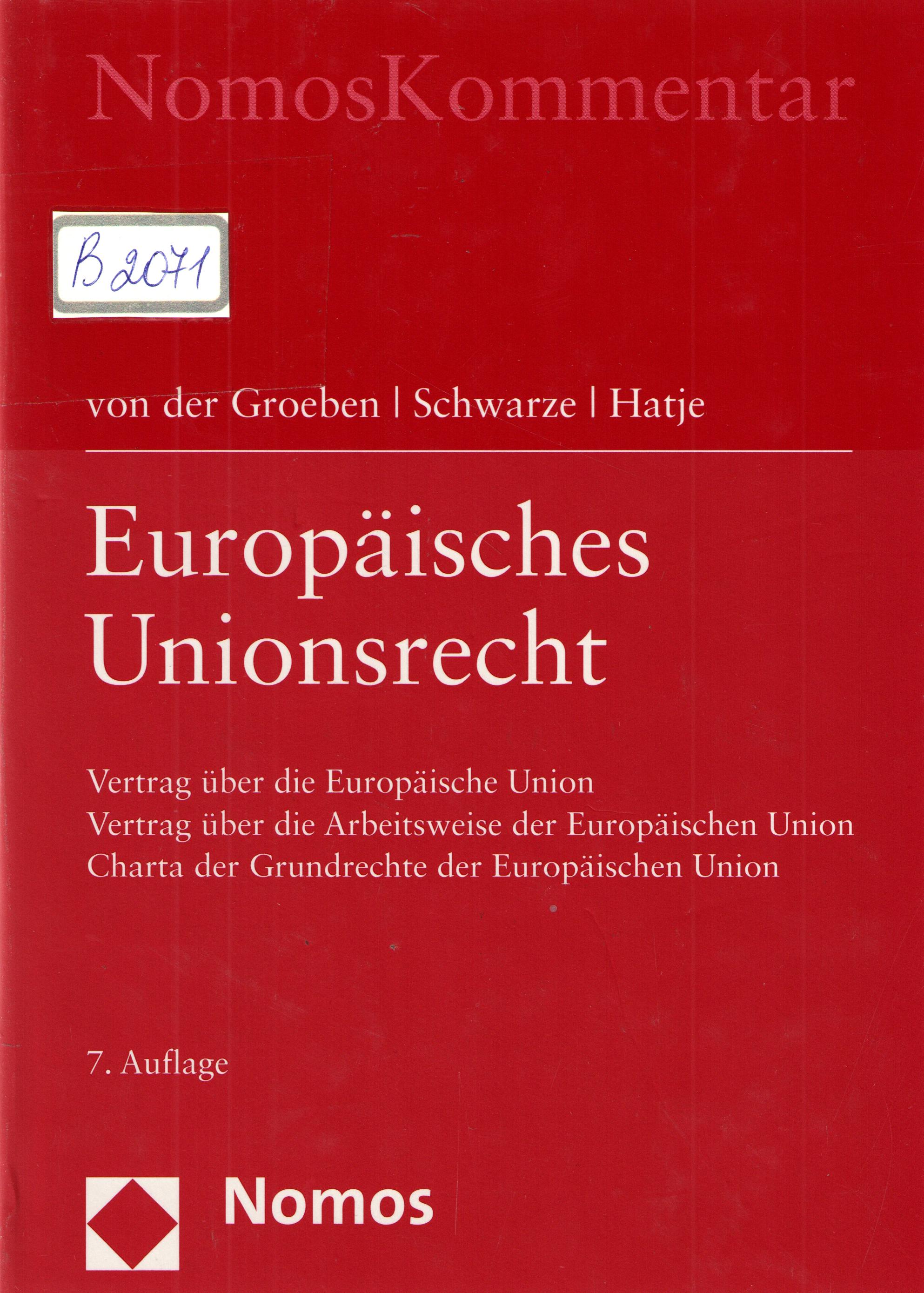 Europaisches Unionsrecht