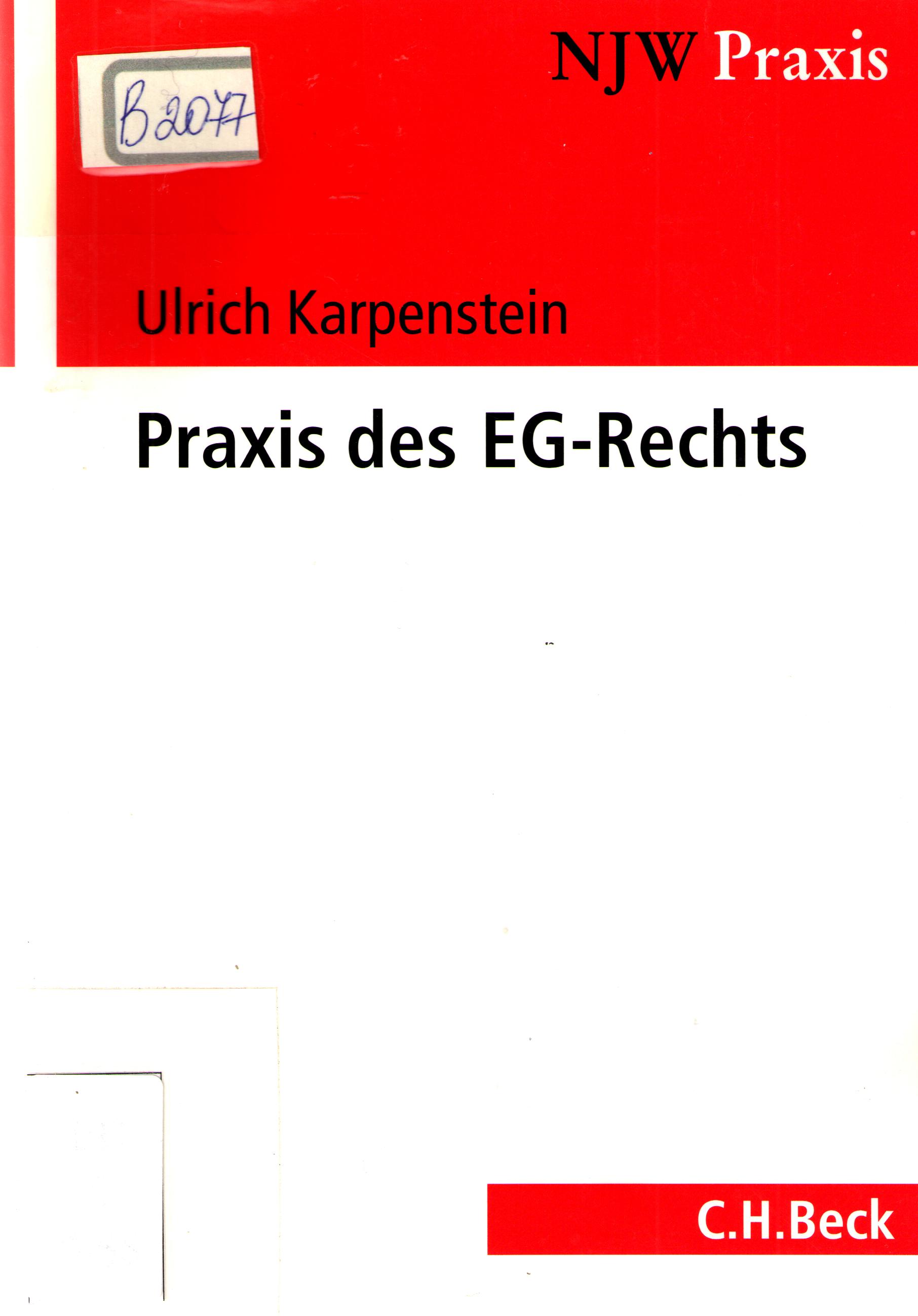 Praxis des EG-Rechts