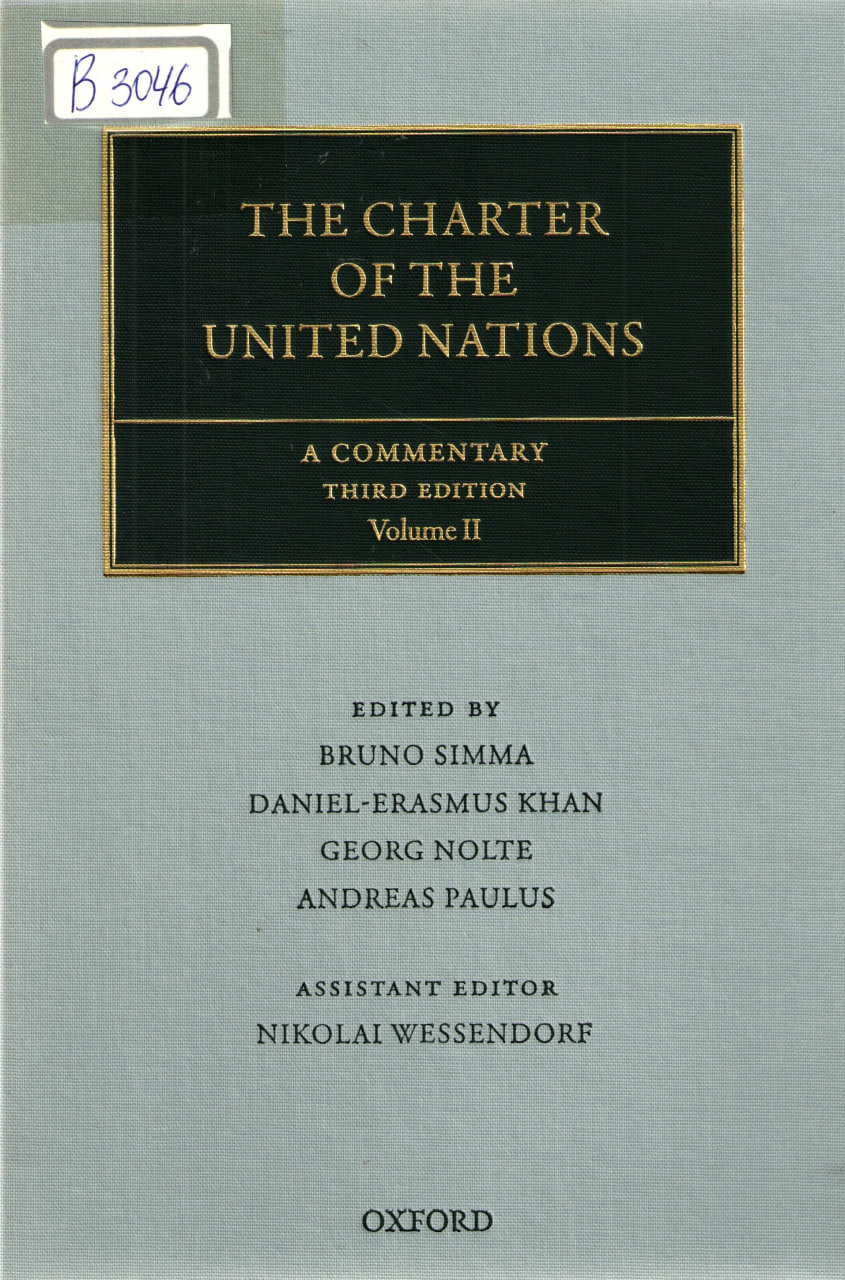 The charter of the united nations