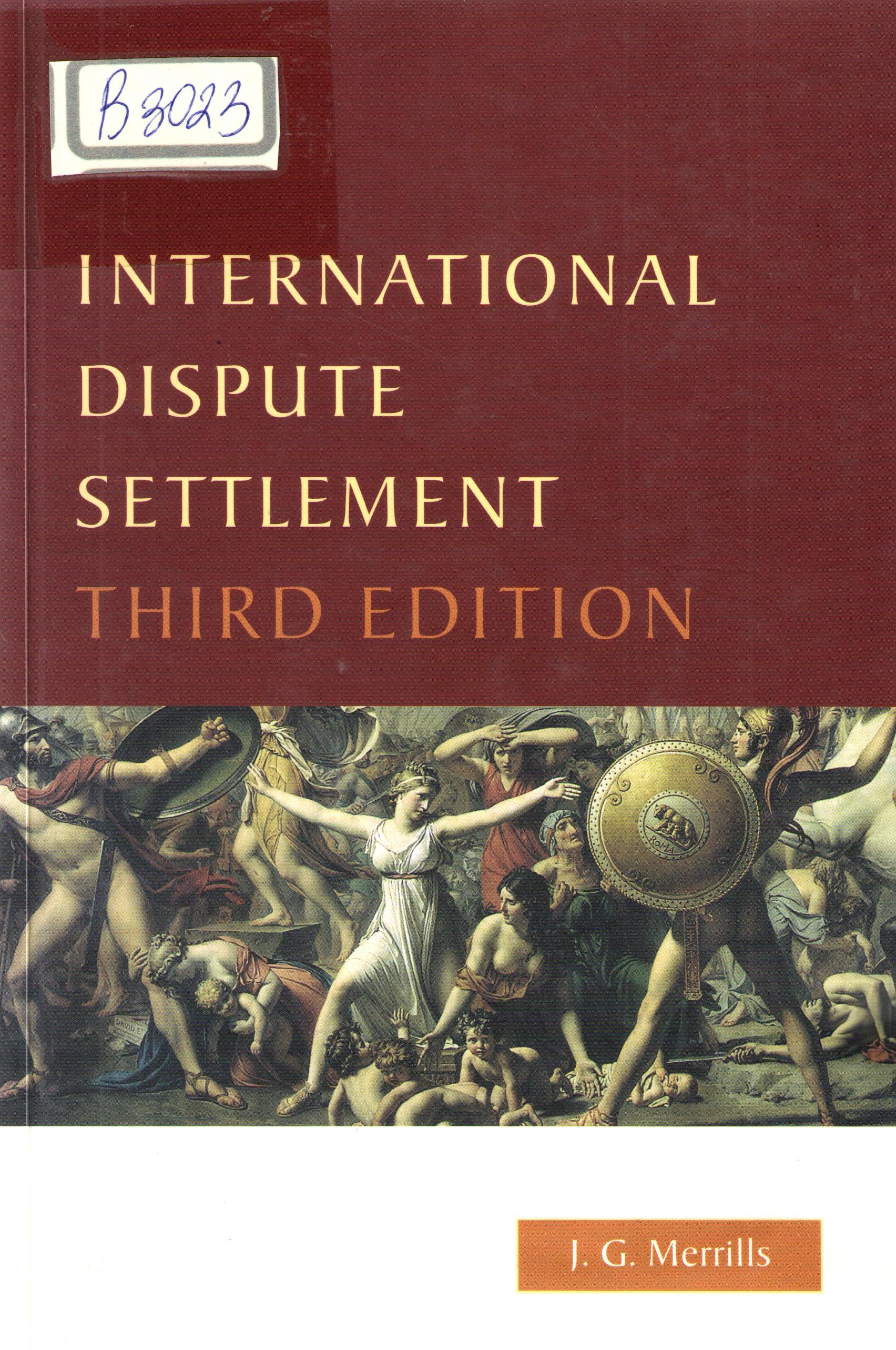 International dispute settlement