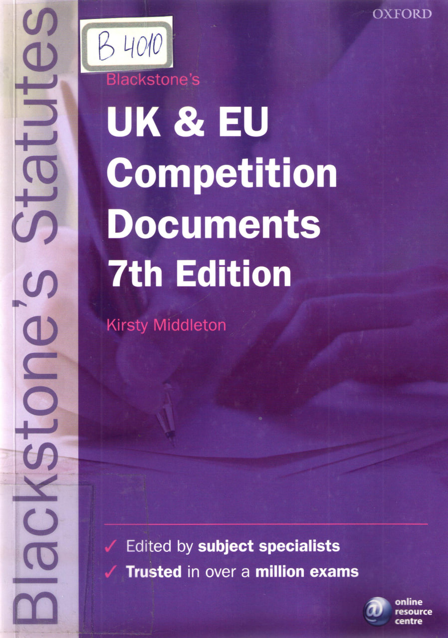 UK & EU Competition Documents