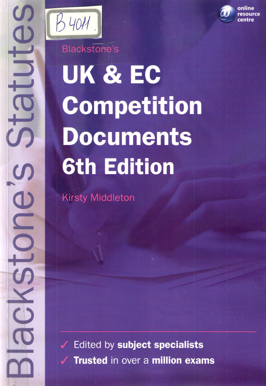UK & EU Competition Documents