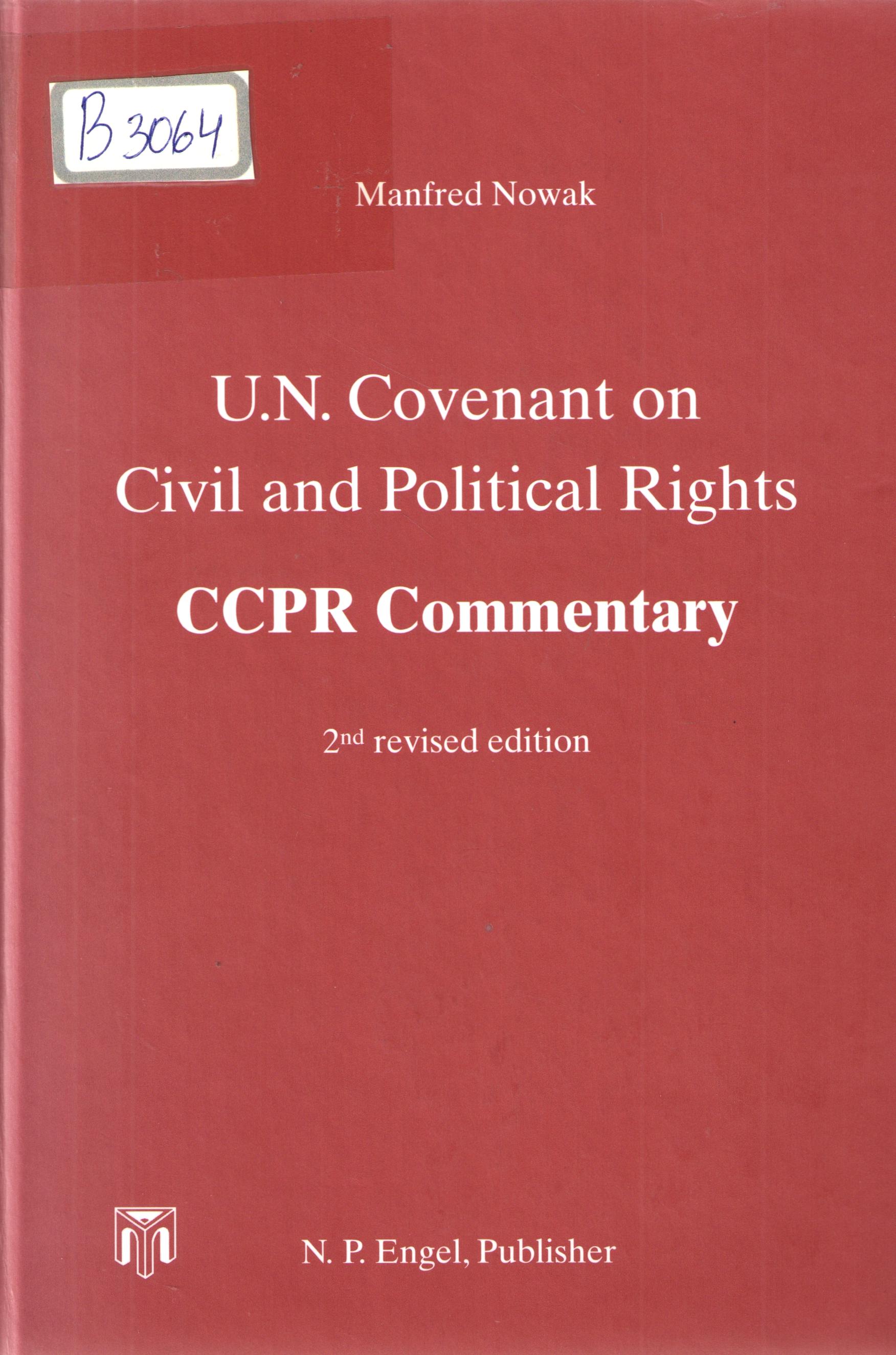 U.N.Covennant on Civil and political rights CCPR commentary