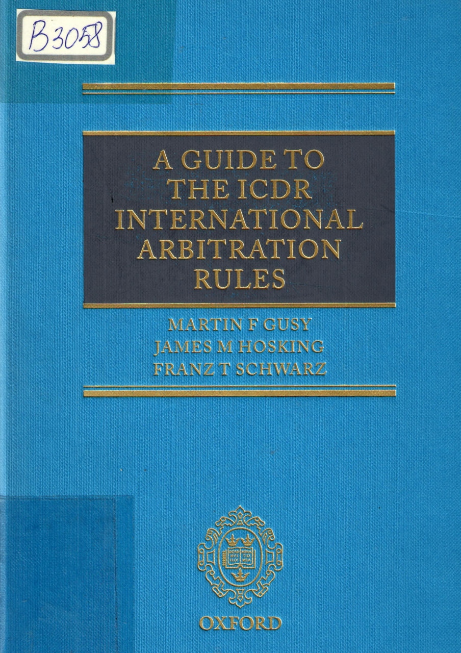A Guide to thr icdr international arbitration rules
