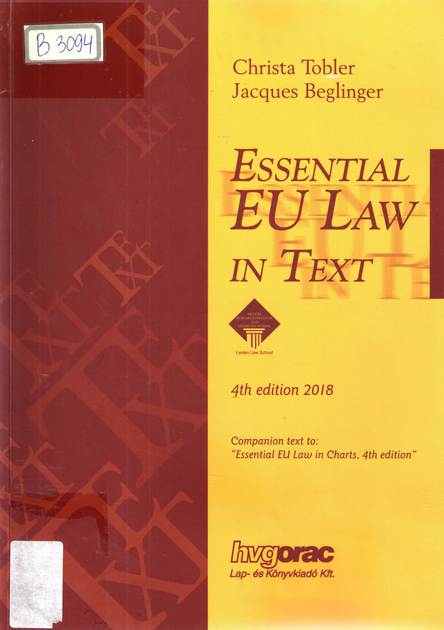 Essential EU law in charts