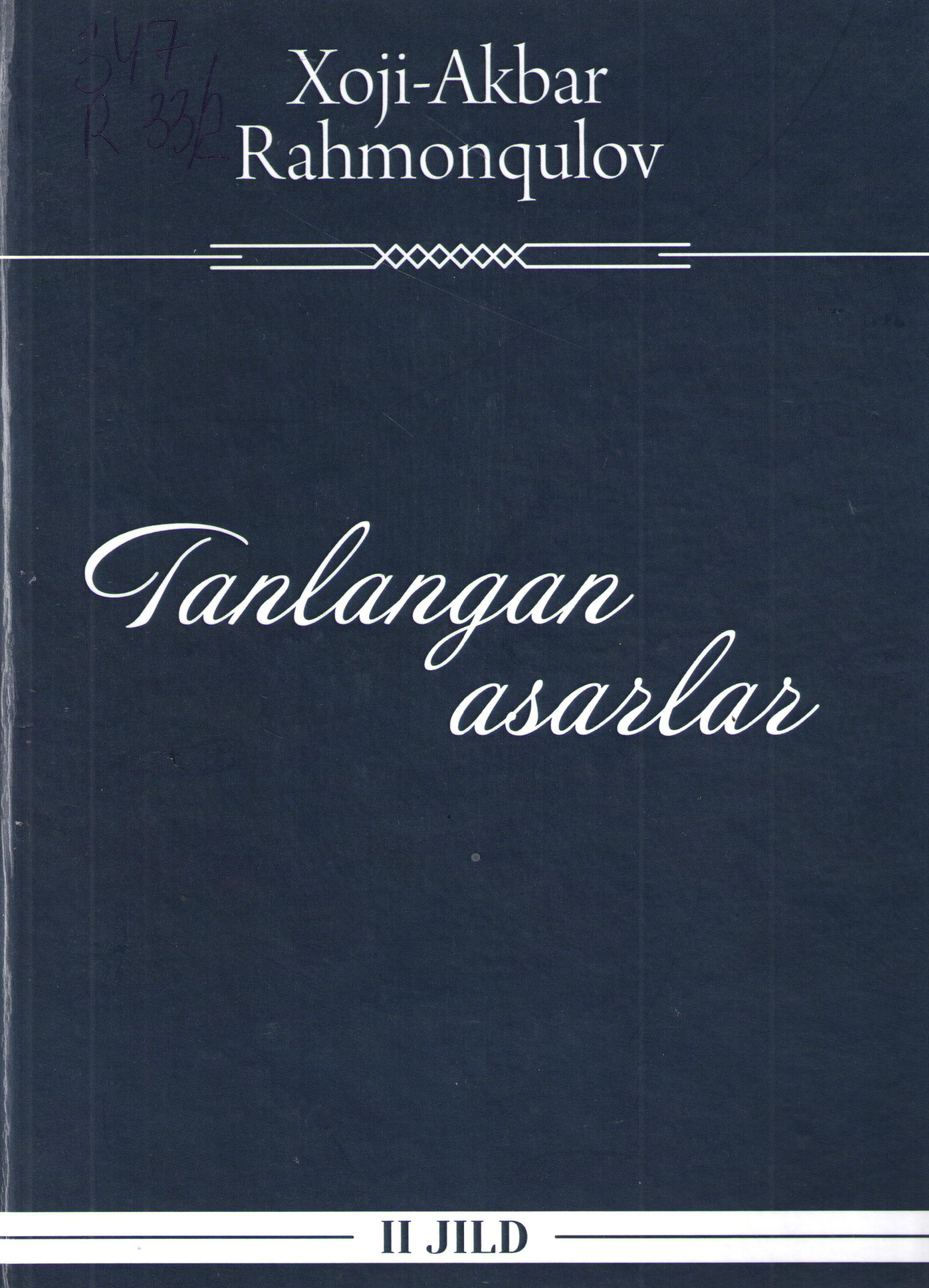 Tanlangan asarlar II-jild