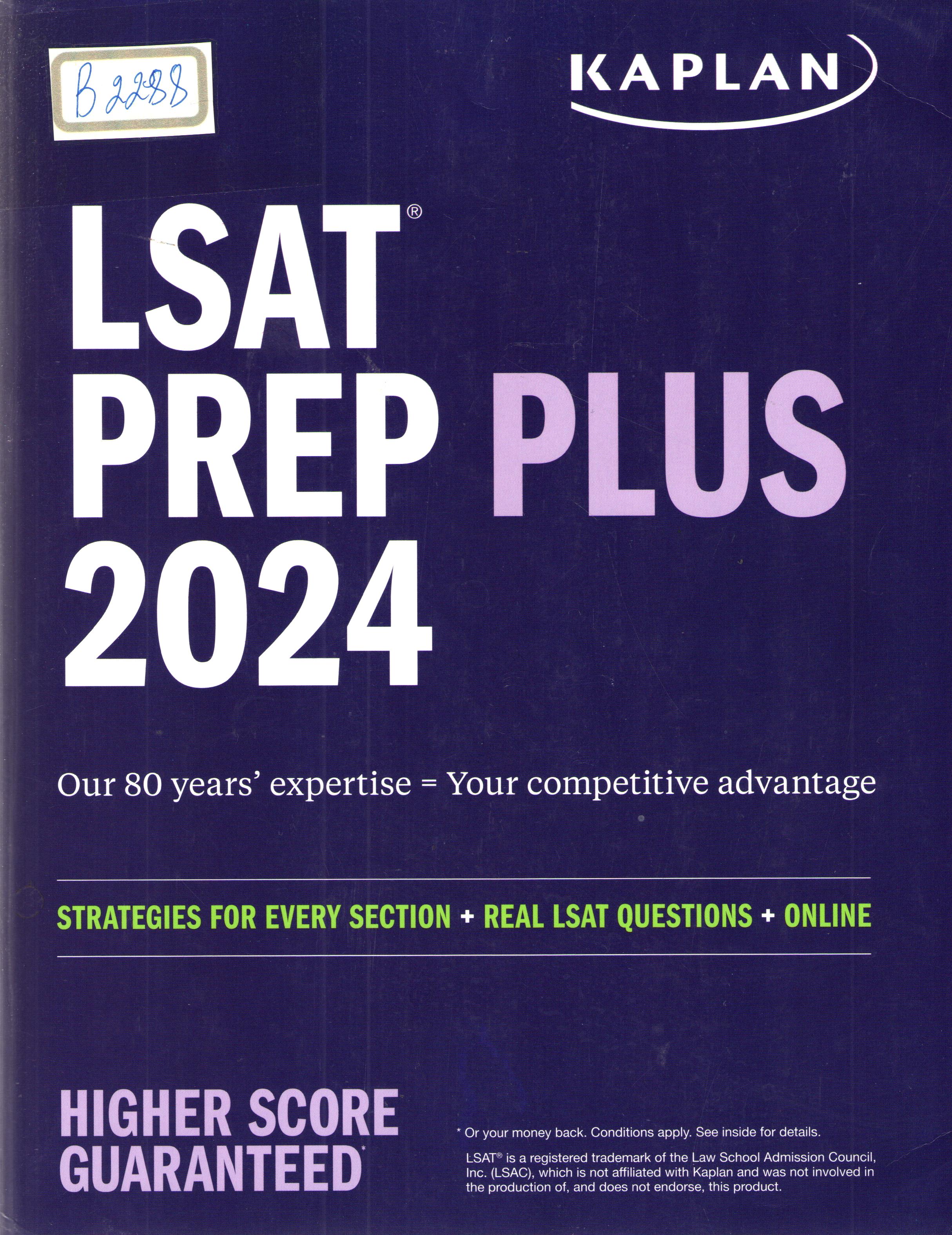 LSAT PREP PLUS 2024