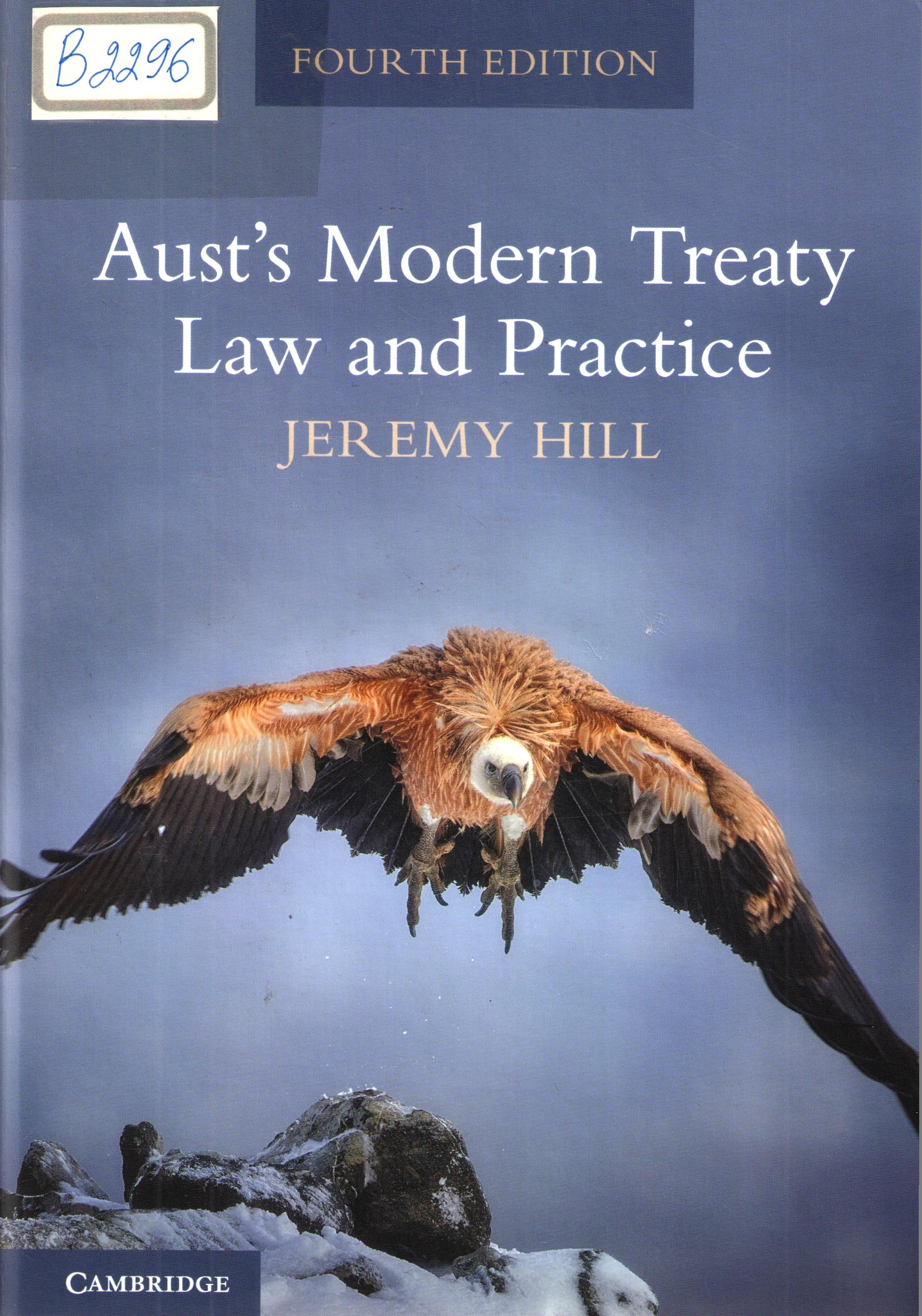 Aust's Modern Treaty law and practice