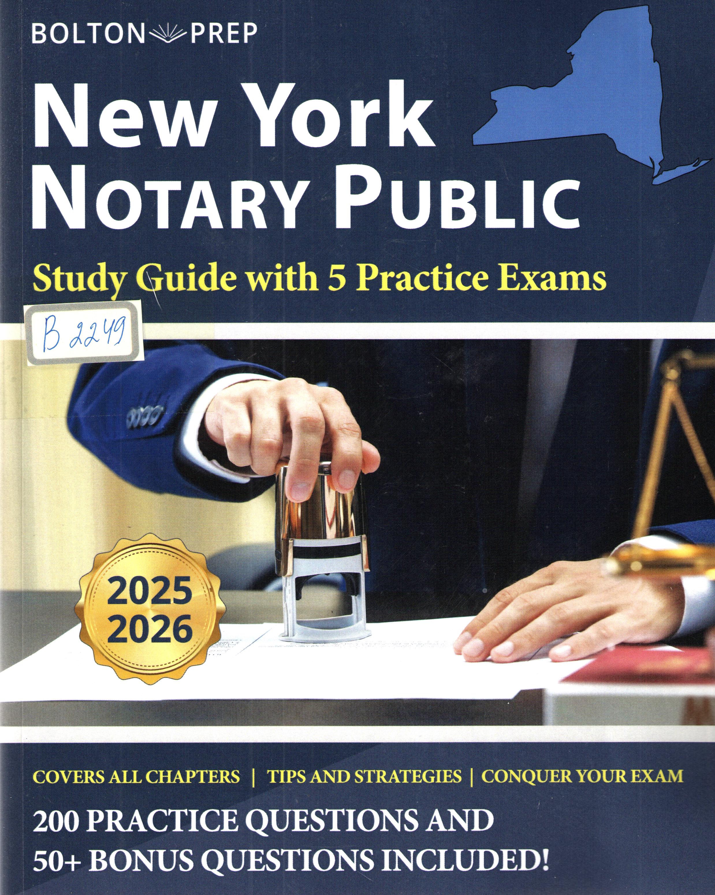 New York notary public study guide with 5 practice exams