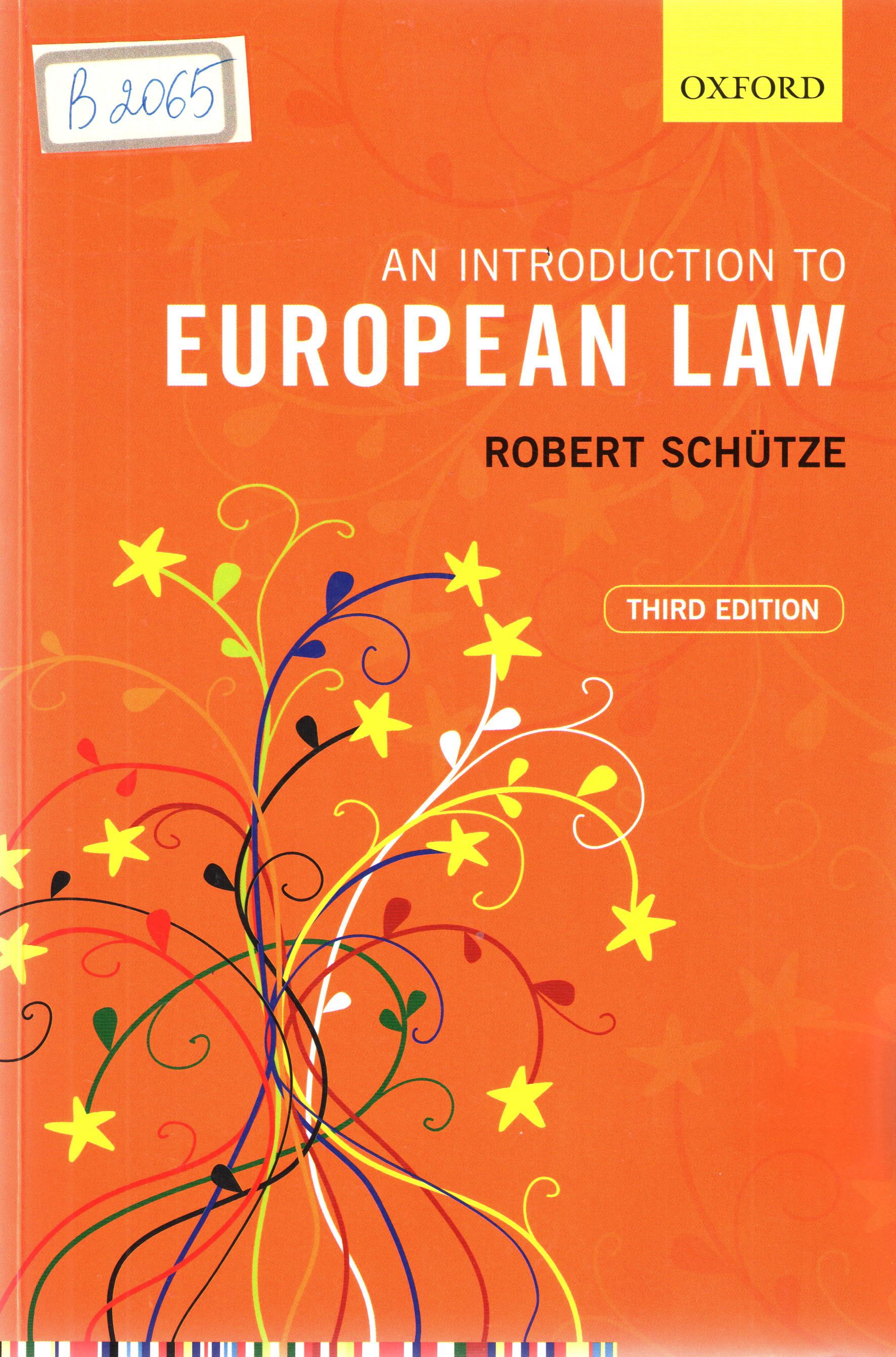 An introduction to European law
