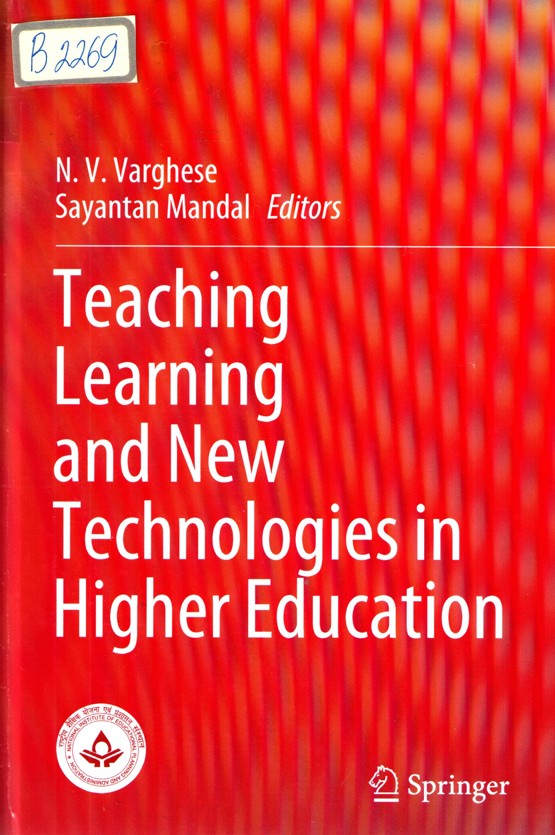 Teaching learning and New technologies in higher education