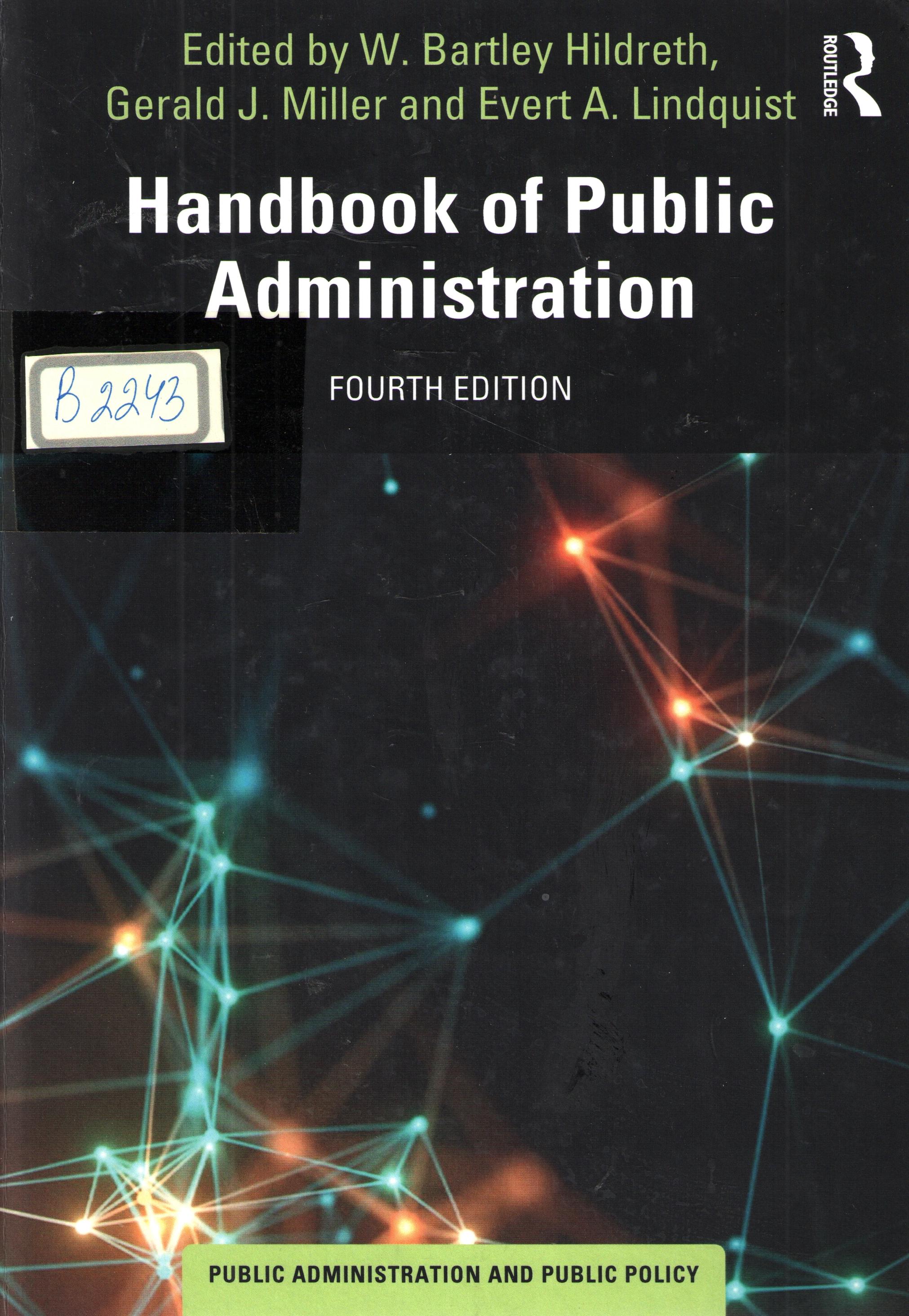 Handbook of public administration