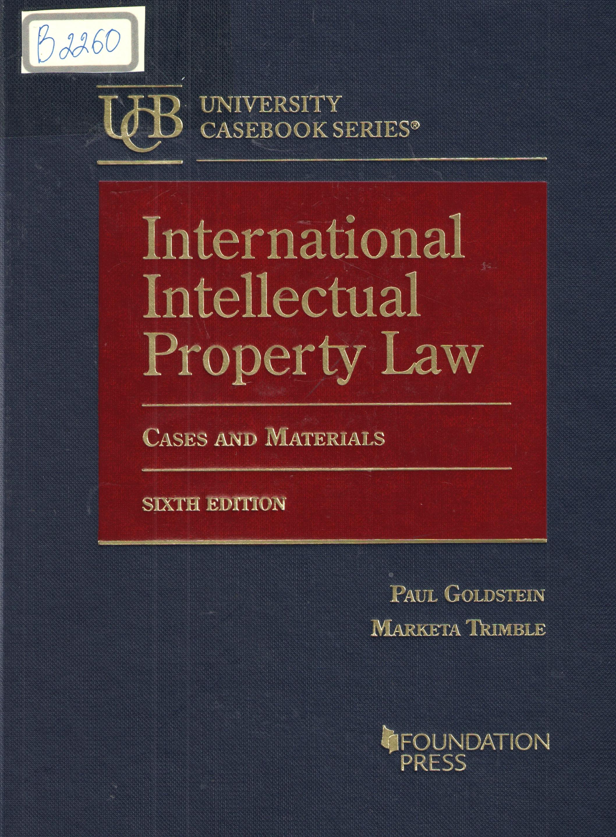 International intellectual property law