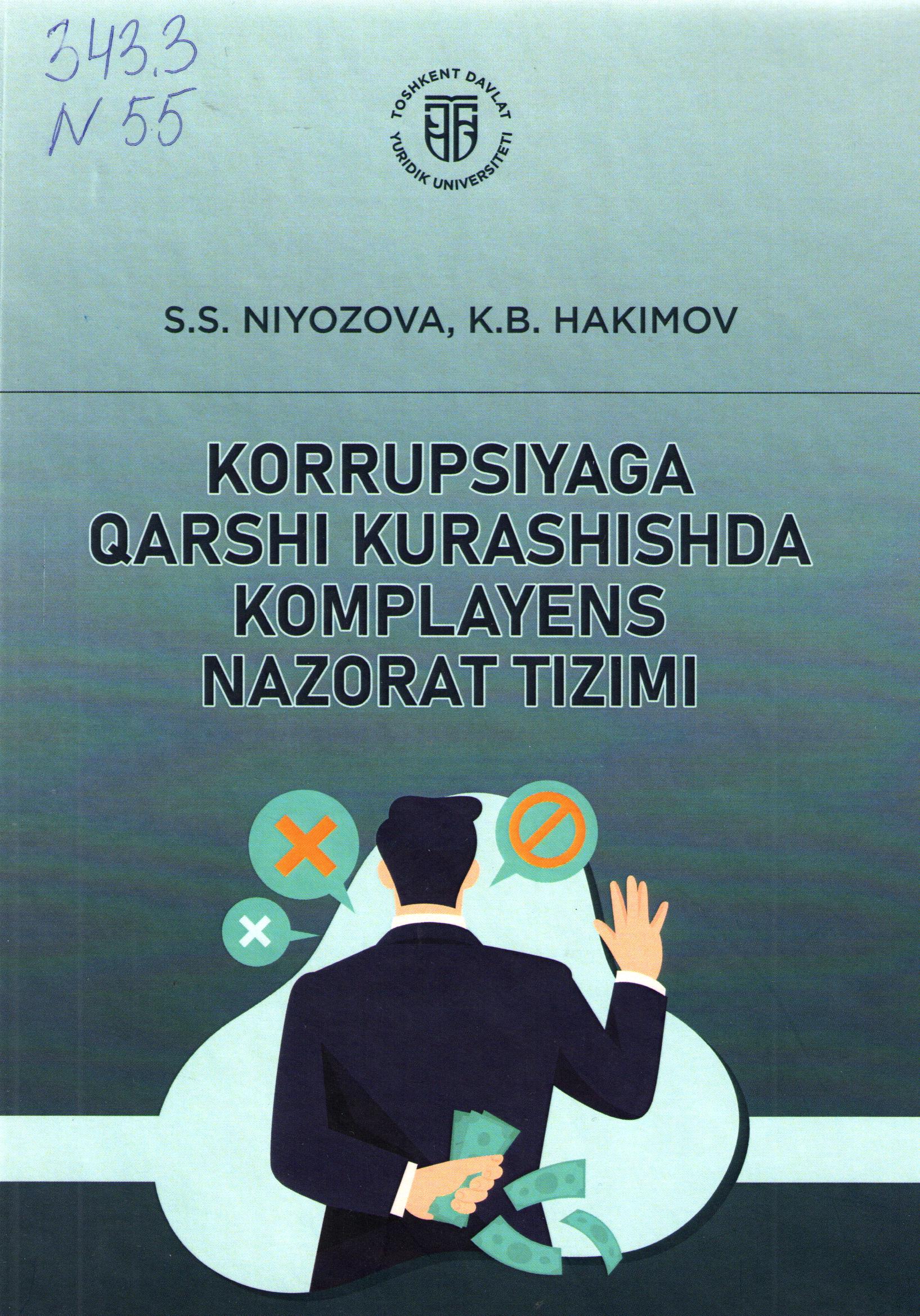 Korrupsiyaga qarshi kurashishda komplayens nazorat tizimi