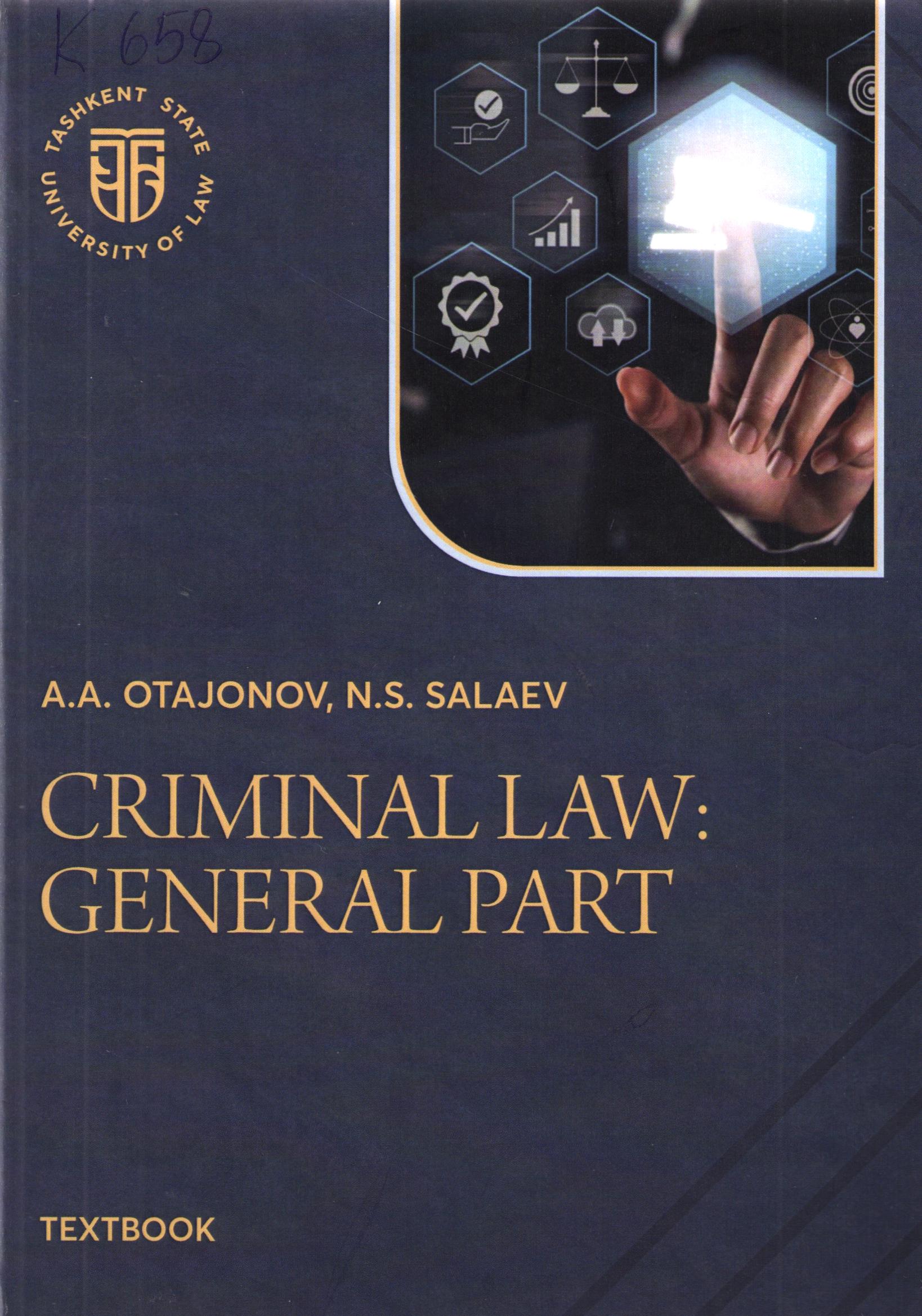Criminal Law: General part