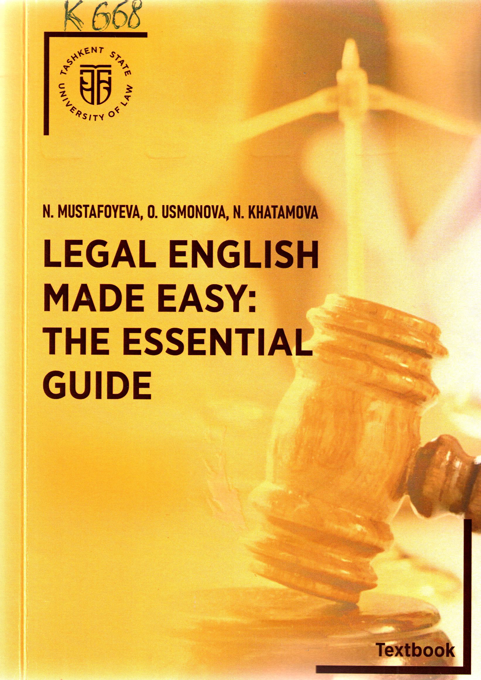 Legal english made easy: The essential guide