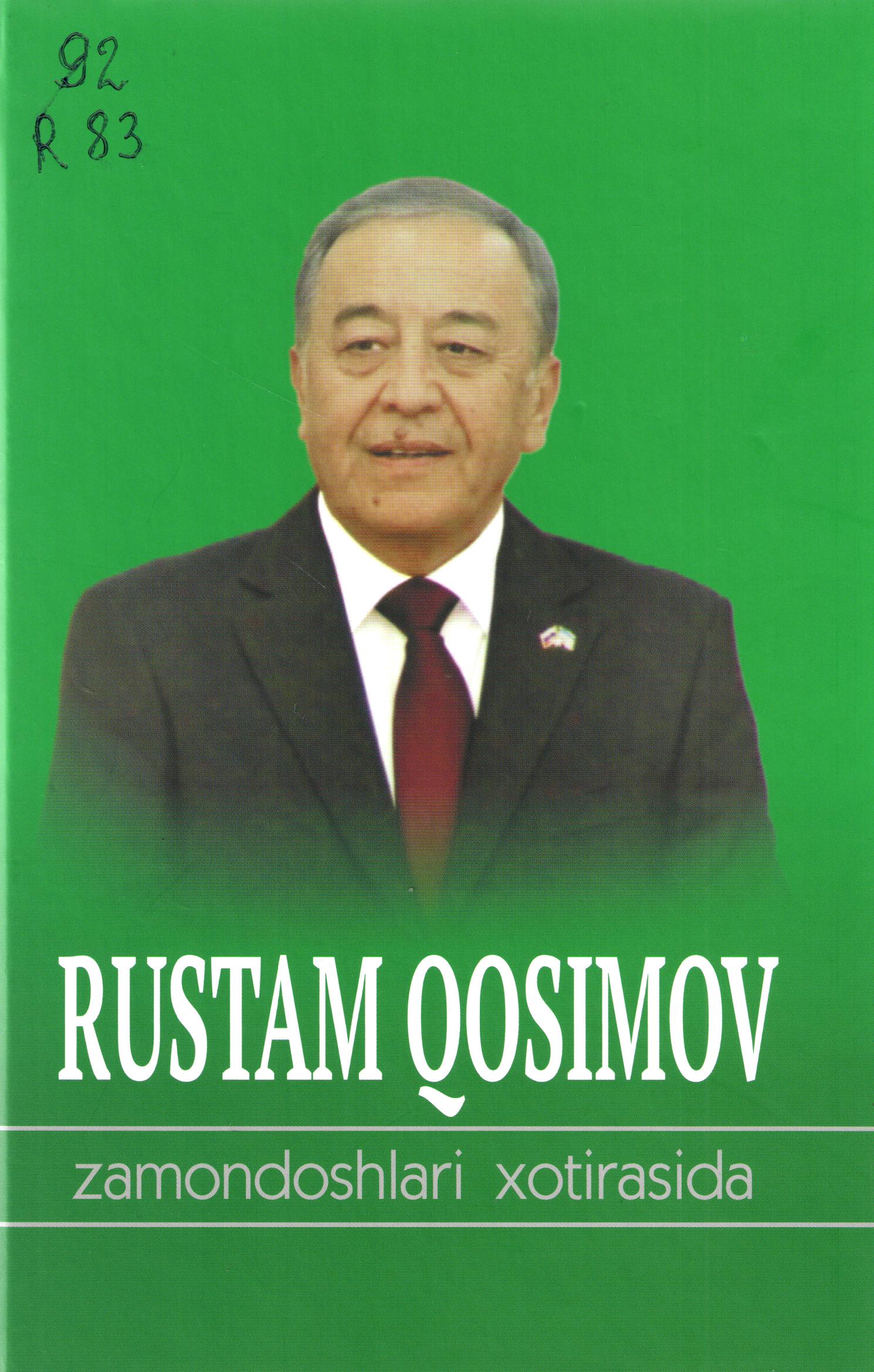 Rustam Qosimov zamondoshlari xotirasida