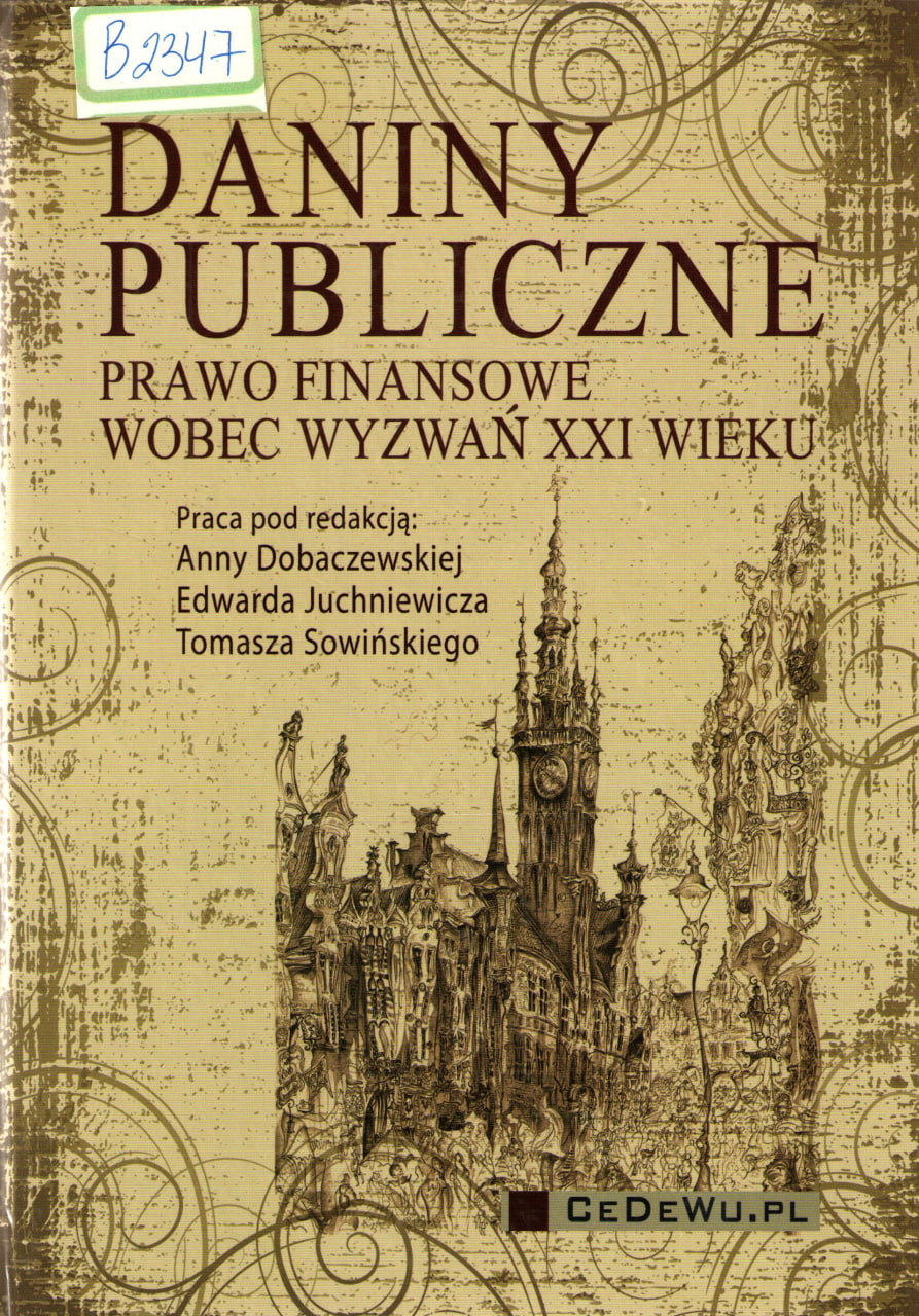 Prawo finansowe wobec wyzwan XXI wieku