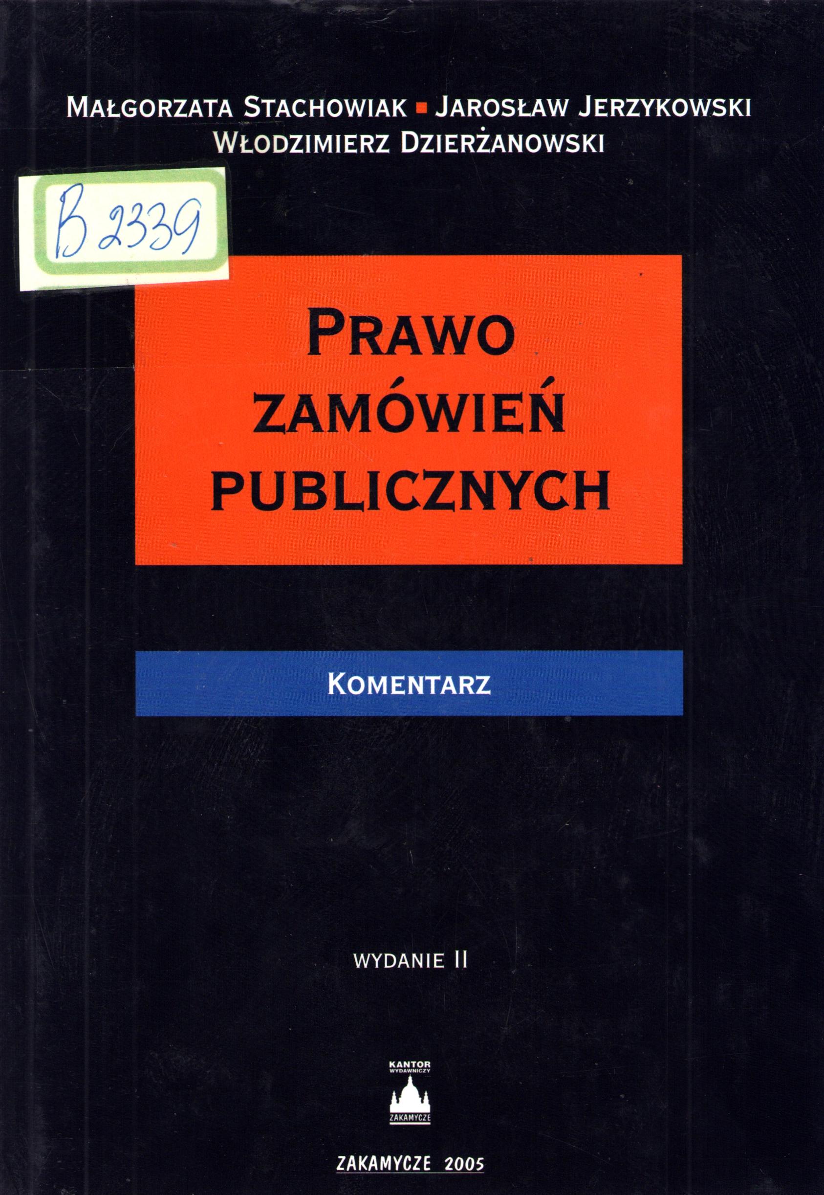 Prawo zamowien publicznych