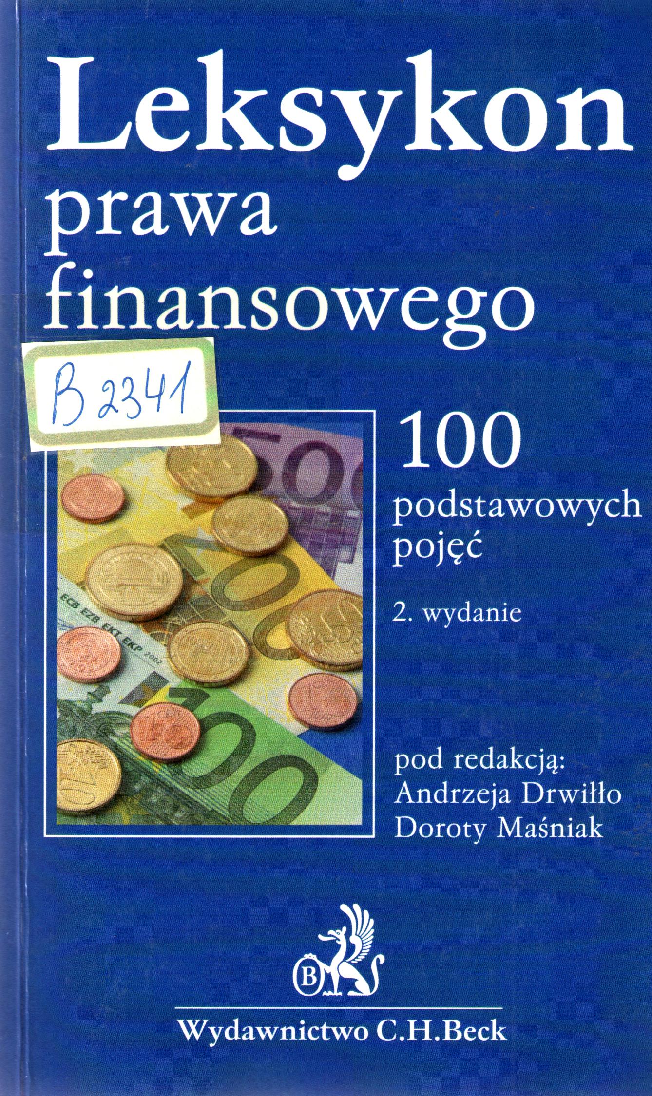 Leksykon prawa finansowego