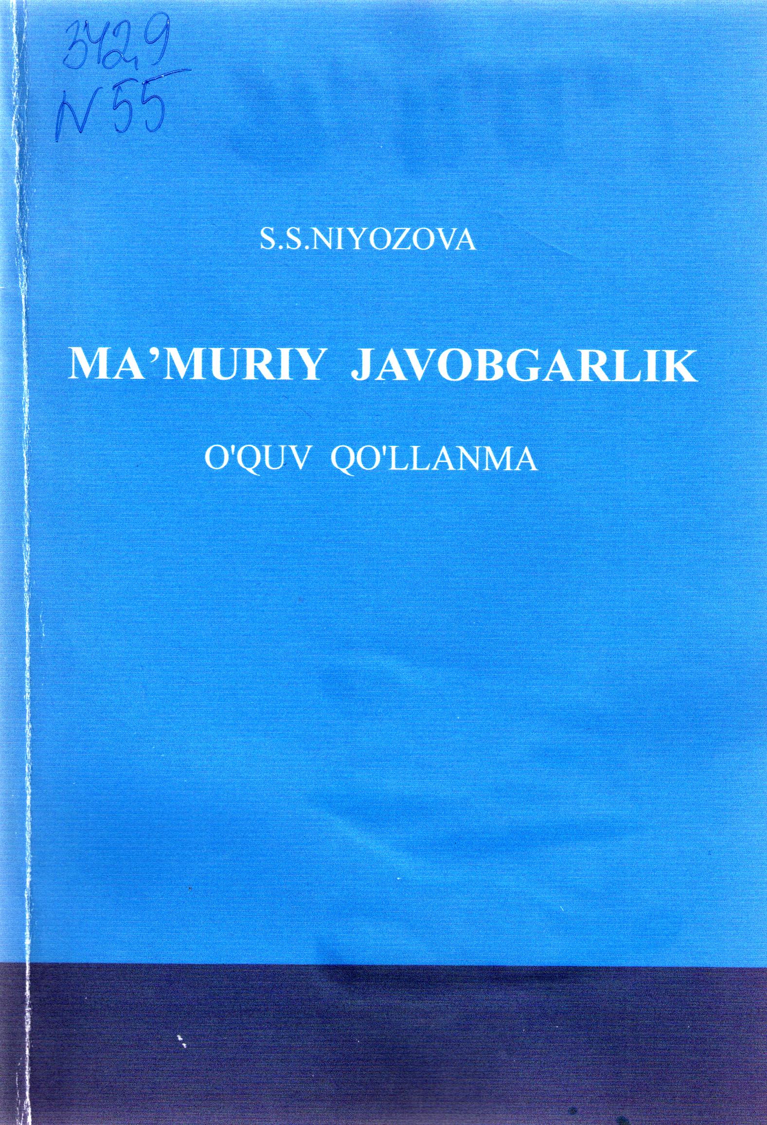 Ma'muriy javobgarlik