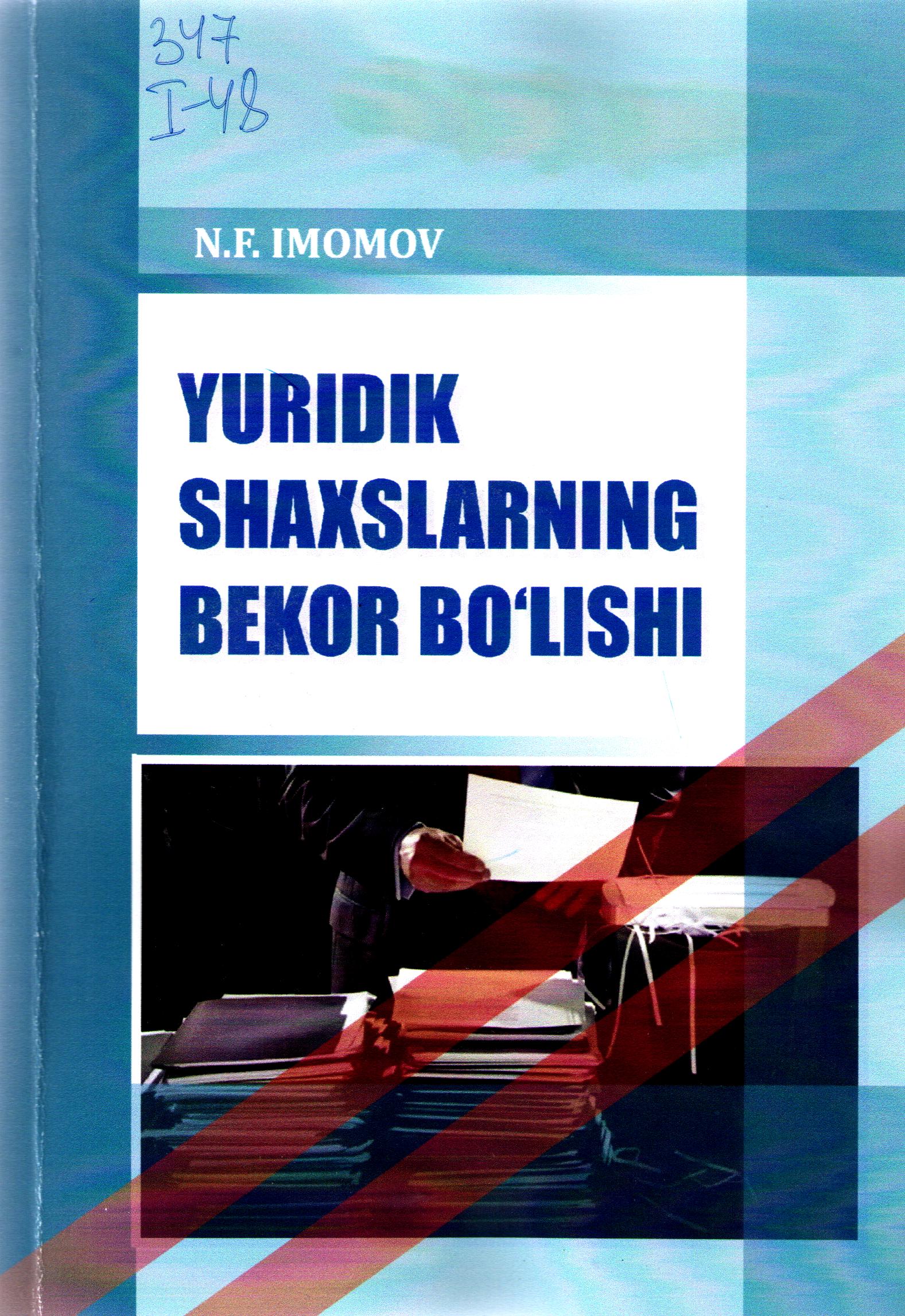 Yuridik shaxslarning bekor bo'lishi