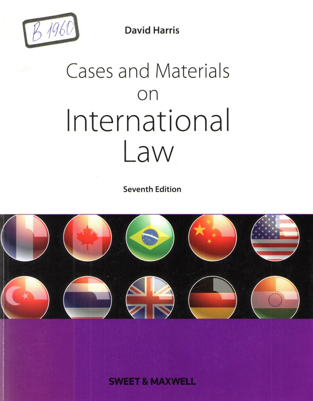 Cases and Materials on International Law. Seventh Edition