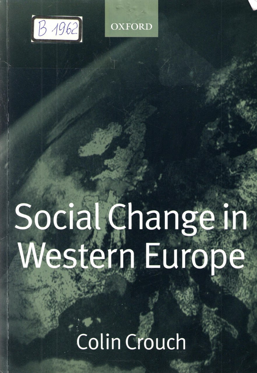 Social Change in Western Europe