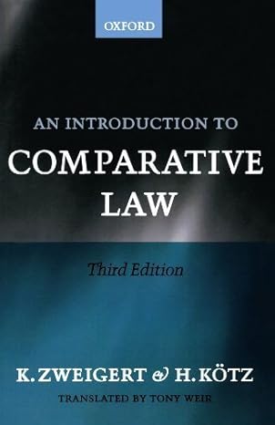 An Introduction to Comparative Law. Third Edition