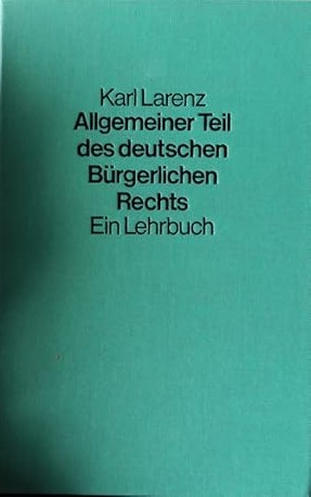 Allgemeinem Teil des deutschen Bürgerlichen Rechts
