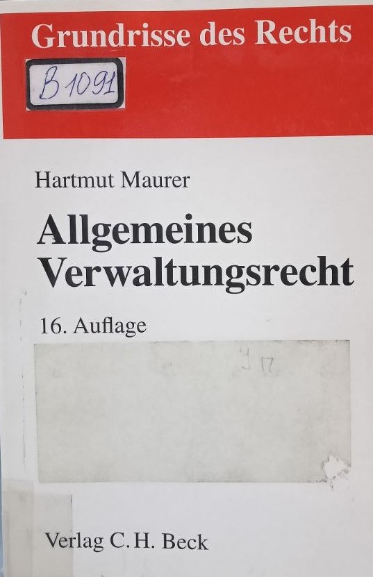 Allgemeines Verwaltungsrecht
