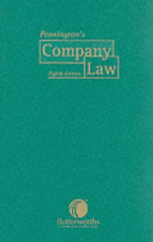 Company law. 8th. ed.