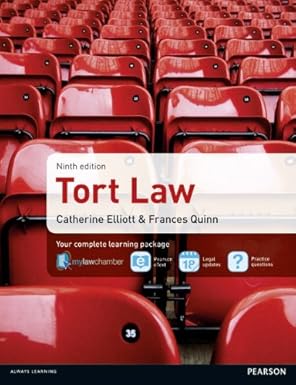 Elliott: Tort Law (9th Edition)