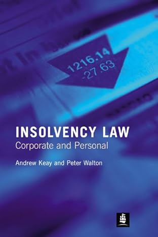Insolvency Law: Corporate and Personal