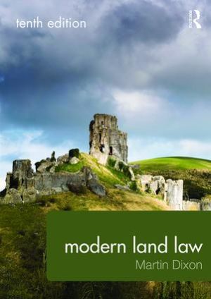 Modern Land Law 10th ed