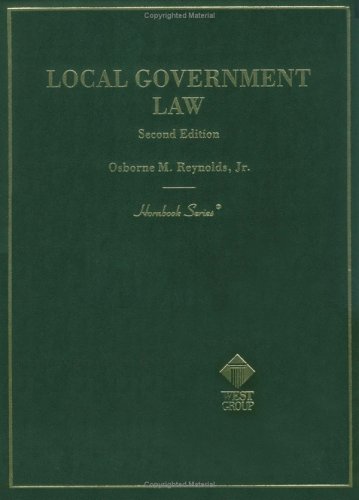 Local Government Law. 4th ed.