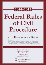 Federal Rules of Civil Procedure With Resource Study 2014-2015