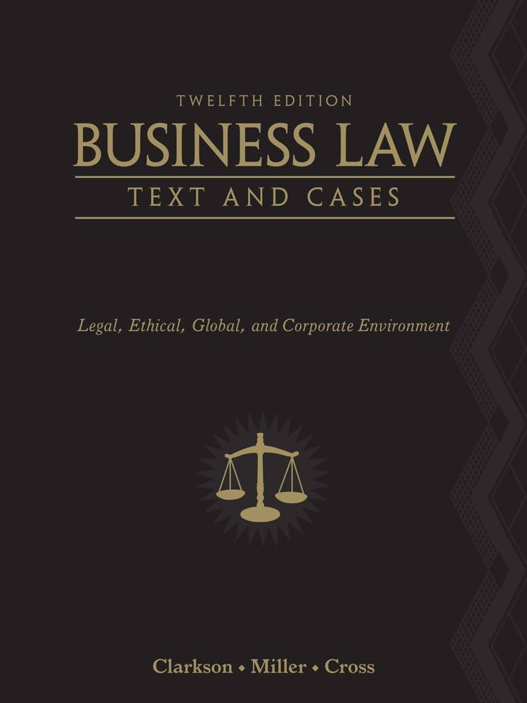 Bundle: Business Law: Text and Cases, 12th ed.