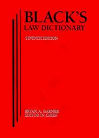 Black's Law Dictionary 7th Edition