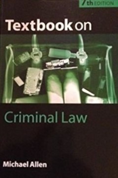 Textbook on Criminal Law. 7th ed.