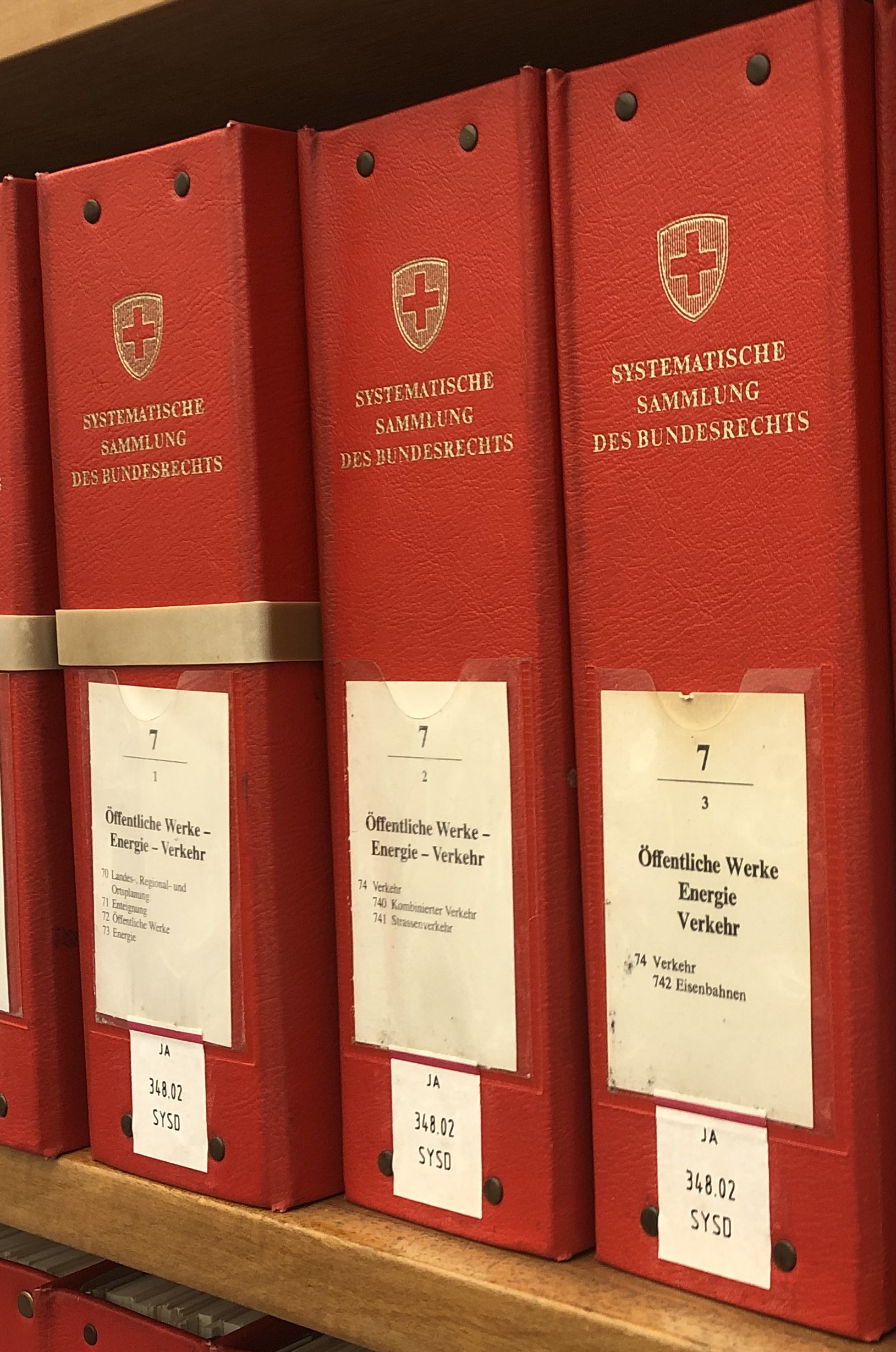 Systematische Sammlung Des Bundesrechts