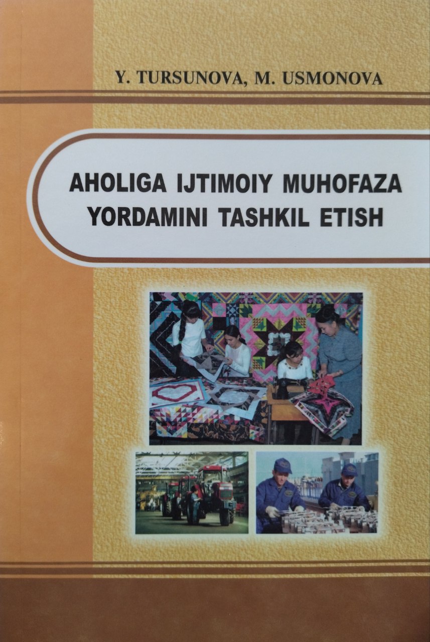 AHOLIGA IJTIMOIY MUHOFAZA YORDAMINI TASHKIL ETISH